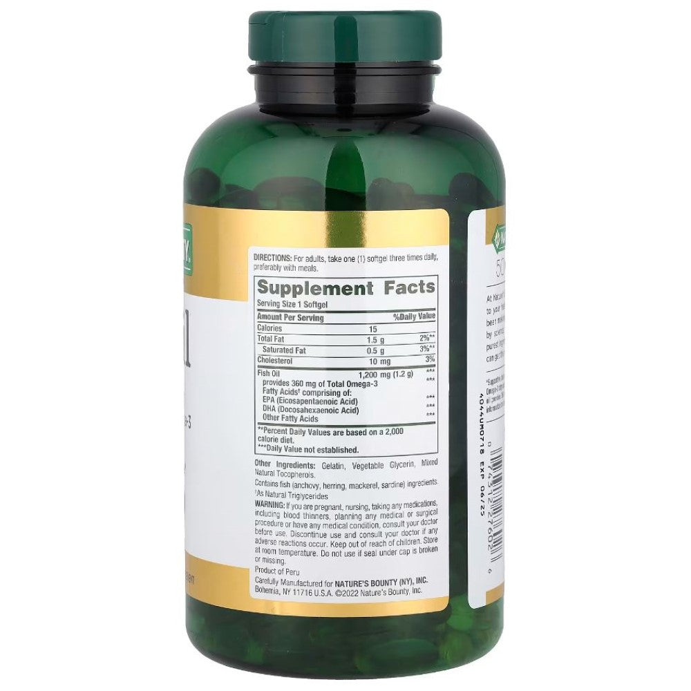 Nature's Bounty - Fish Oil (1,200 mg)