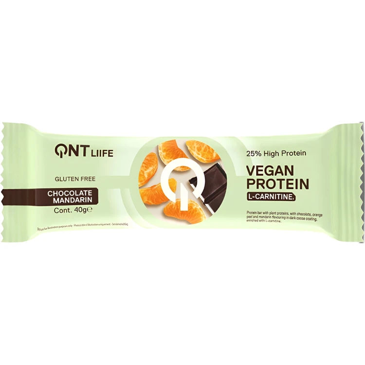 QNT Vegan 25% Protein Bar L-Carnitine 40g