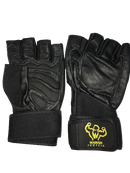 Wawan - Weight Lifting Gloves - Black/Yellow