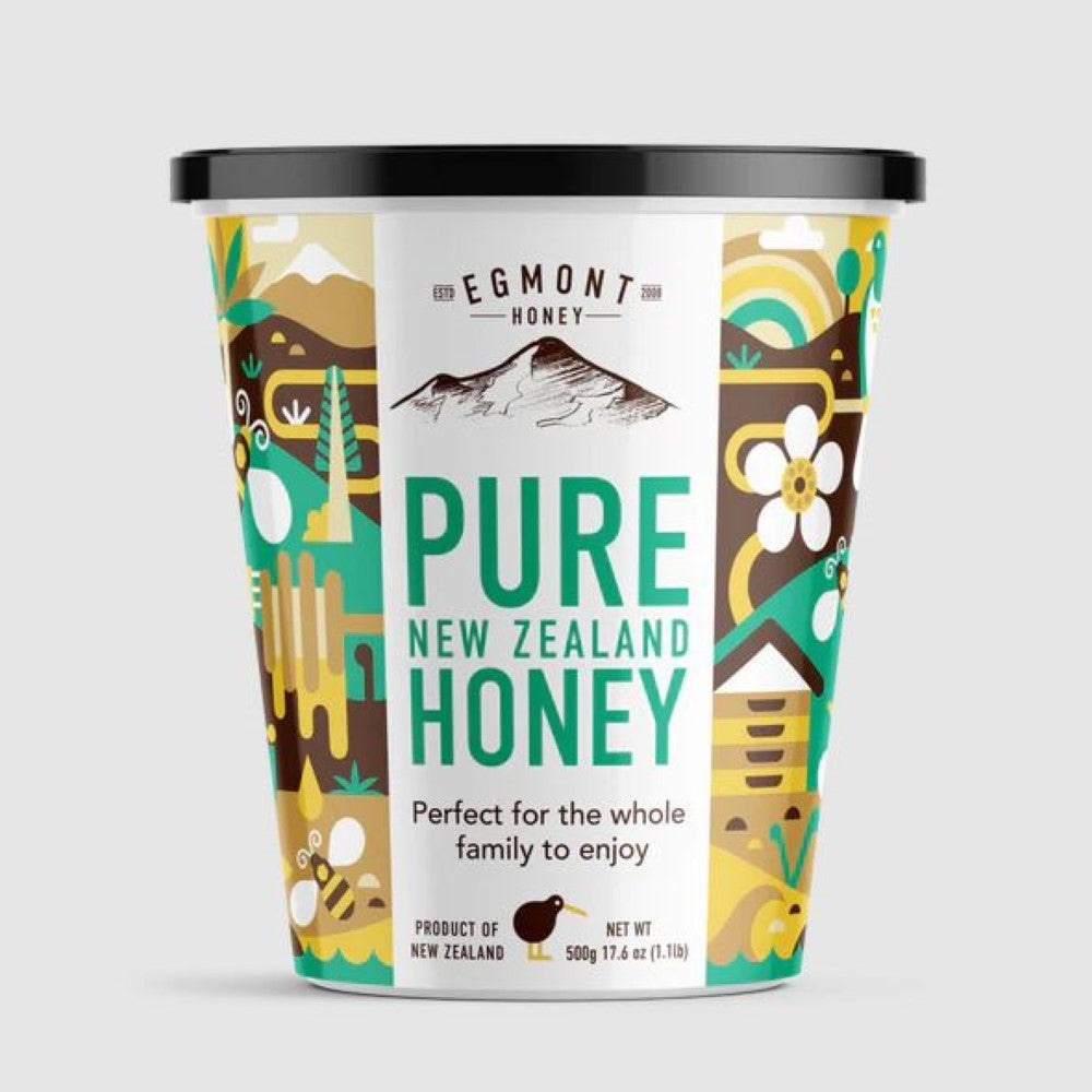 EGMONT HONEY - Pure New Zealand Honey 500g