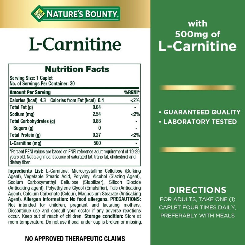 Nature's Bounty - L-Carnitine