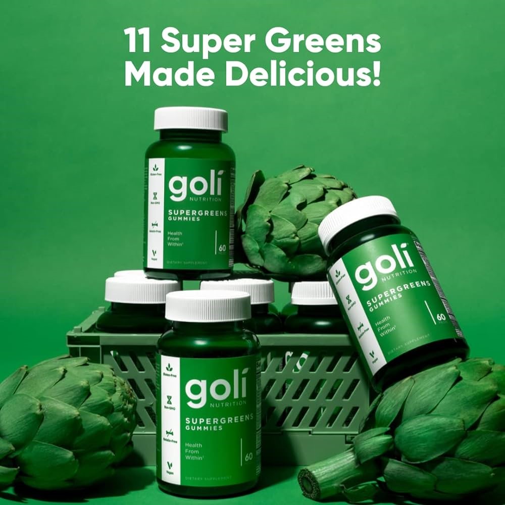 Goli Nutrition - Supergreens Gummies 60 Count