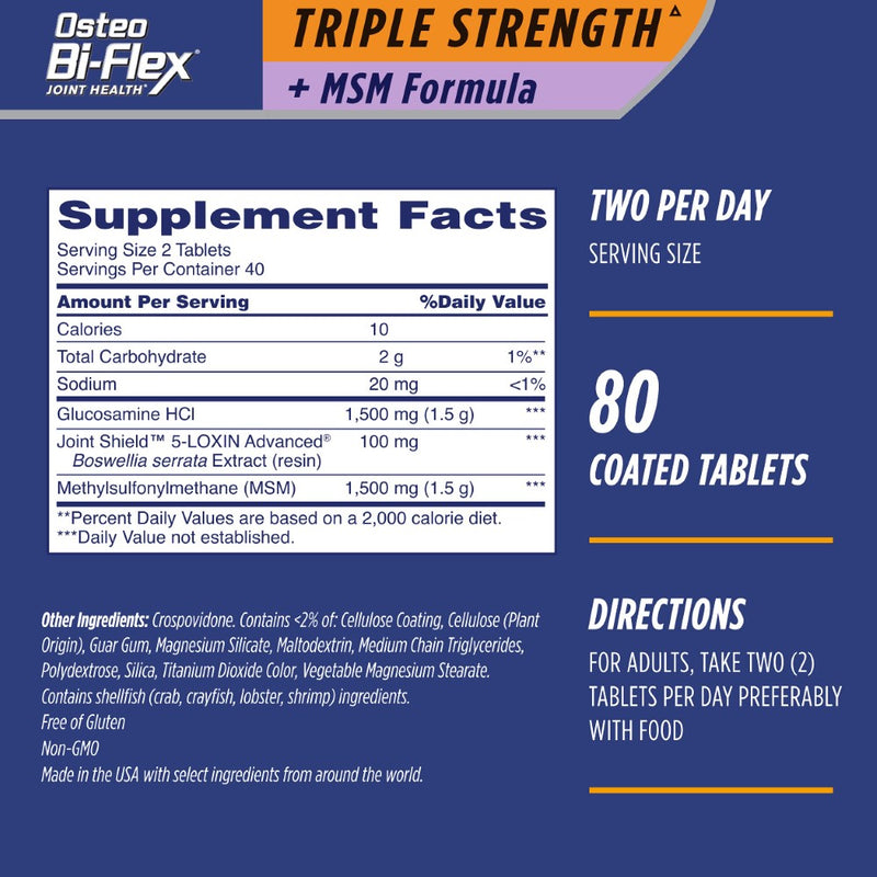 Osteo Bi-Flex - Triple Strength MSM