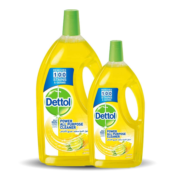 Dettol Lemon All Purpose Cleaner - 3L + 900 ml