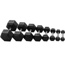 Rubber HEX Dumbbells for Lifting at Home