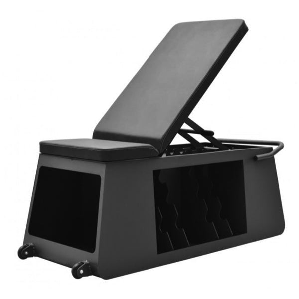 FIT Adjustable Bench -  بنش متحرك جدید مع مكان تخزین دامبیلز وكتل بل