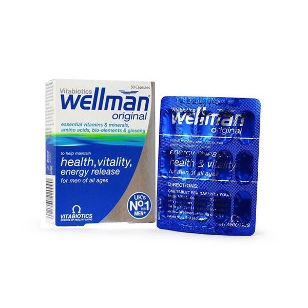 Vitabiotics Wellman (30 Capsules)