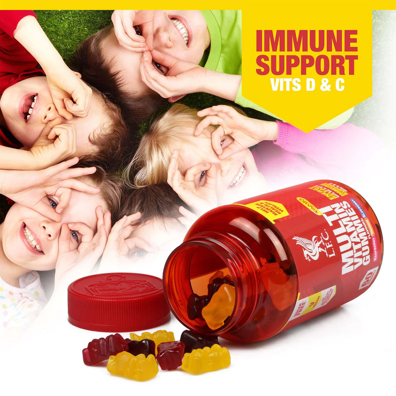 LFC MULTIVITAMIN VEGAN GUMMY RASPBERRY, ORANGE, BLUEBERRY 60CT